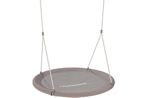HUDORA Nest Swing Lounge - Columpio Nido Regulable en Altura hasta 150 kg - Asiento Cerrado para Interior y Exterior
