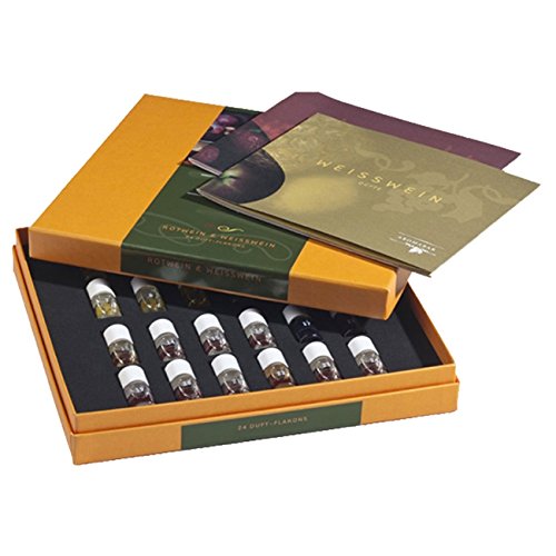 Aromabar Profi – Rotwein & Weißwein mit 24 Duft-Flakons - 4