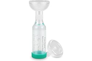 free-space Distanziatore per inalatore per Cani/Gatti con Maschera in Silicone di Forma Rotonda, Camera per aerosol felino con indicatore di respirazione 2 Maschera (Cane)