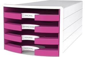 HAN IMPULS Boîte de rangement à 4 tiroirs ouverts