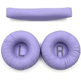 Jbl Kulaklık Pedi 450/460/500/510 BT 520bt 560 T250/300 Uyumlu Jbl Kulaklık S&uuml;ngeri Pedi+Yastığı Takımı Mor
