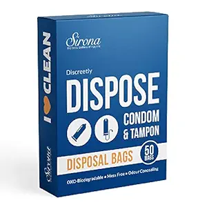 Sirona Tampons and Condoms Disposal Bags - 50 Bags