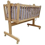 Babywiege Kinderbett Babybett Stubenwagen Beistellbett + 9 tlg. Zubehör - 3