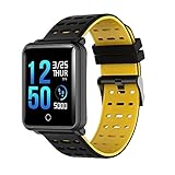 Teepao Smart Watch, IP68 Wasserdicht Sports Fitness Tracker Farbe IPS Bildschirm Activity Tracker mit Herzfrequenz/Sleep Monitor Kalorien Track, Schwarz