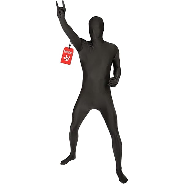 Generisch Ganzkörper-Overall für Erwachsene, zweite Haut, professionelle Qualität, Orange Unisex Tight Ganzkörperanzug Kostüm Bodysuit Kostüm für Party