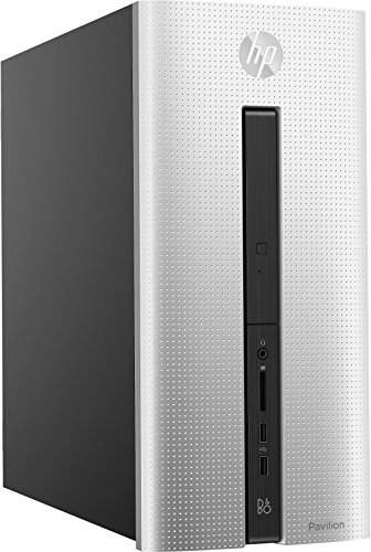 HP Pavilion 550-230ng Desktop-PC (AMD A10-8750 APU, 8GB RAM, 1TB HDD, AMD Radeon (TM) R9 370, DVD, Windows 10) silber - 2