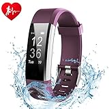 Fitness Tracker, ginsy Activity Tracker Armbanduhr mit Slim Touch Bildschirm Armbänder, tragbar Smart Armband Schrittzähler Schlaf Monitor für Android und IOS