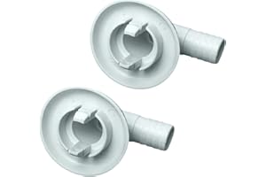 ELNWNNKC 2 conectores de salida de drenaje de aire acondicionado, conector de manguera de drenaje de unidad externa, ajuste de codo, fácil instalación