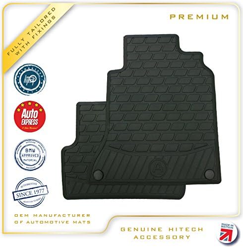 Genuine Hitech OEM Fully Tailored Premium Rubber Car / Van Mats with Clips (OEM Design)