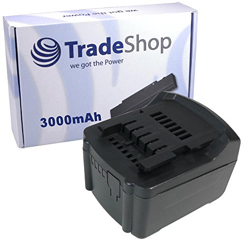 Hochleistungs Li-Ion Akku, 14,4V / 3000mAh ersetzt Metabo 6.25454, 6.25467, 6.25456, 6.25458, 6.25468, 625498000, 625526000, C98116 für Metabo BS RC SB SSD SSW ULA 14.4