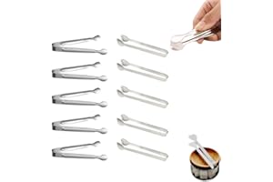 Sprießen 10pcs Candy Pieces Alicates Clip Bloque de Hielo para Mini Pinzas Clip de café de terrones de azúcar de Pinzas de Helados de Ice Tongs de chuches para Bar Boda BBQ Fiesta