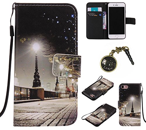 Para IPHONE 7   4 7  pulgadas  funda Flip cover funda piel  Tarjetero  funda piel cartera Executive Dise  o   Polvo Conector blanco 6