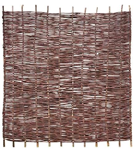 Weidenprofi Haselnusszaun – Sichtschutz Aus Haselgeflecht, 90 X 180 Cm, Naturbelassen