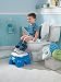 Greek Mattel - Baby Gear - Blue Playing toilet and stool