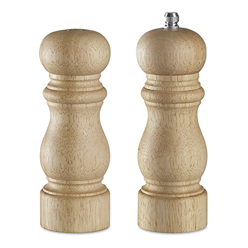 Professionelle Holz Pfeffermühle und Salzstreuer Set