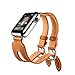 Produktbild Für Apple Watch iWatch Armband 38mm/42mm, Kobwa Double Buckle Cuff Leder Apple Watch Band Wirstband Bracelet für Apple Watch Series 1/2