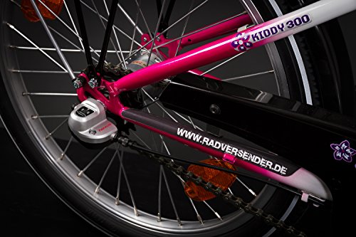 20″ Zoll Kinder Fahrrad Mädchenrad City Bike Shimano 3 Gang Nabendynamo Korb NEU - 2