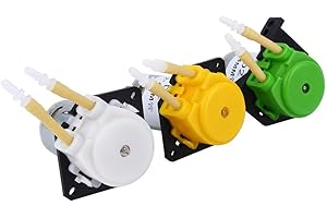 RAGUSO Peristaltische Pumpe Schlauchpumpe Kunststoff Dosierpumpe Mini Schlauchpumpe Grün für Aquarium Labor Aquariumwasser