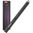 MEIRUBY Electric Lighter - Rechargeable USB Arc Lighter for Candle & Camping - Black