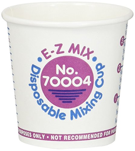 E-Z MixEZX70004 Disposable Paper Mixing Cup (s - 1/4 Pint Cups 400)