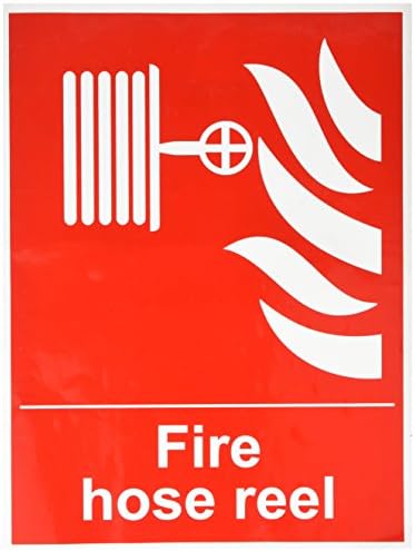Spectrum Industrial 12332 Fire Hose Reel Self Adhesive Vinyl Sign, Multi-Colour, 300 x 400 mm