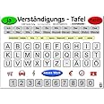 Verständigungs-Tafel - Schreibtafel (laminiert): sehr hilfreich für