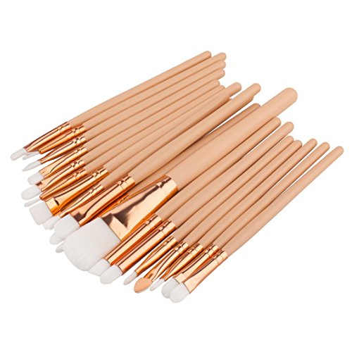 Jamicy® 20pcs Make-up Pinsel Foundation Augenbraue Eyeliner Blush Kosmetik Concealer Pinsel - 2