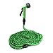 Price comparison product image [pro.tec] Expandable Hose, Flexible Garden Water Hose with Brass Connector - 100FT - green