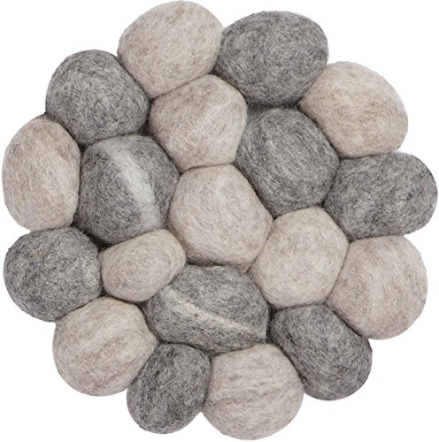 spécifications Myfelt feutre Boule Dessous-de-plat - Hardy II - Gris 20 cm