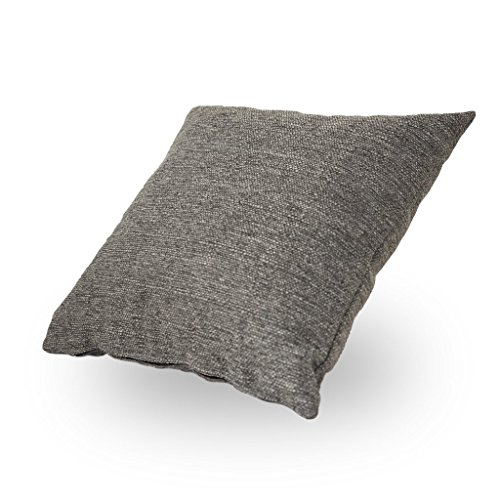 Kissenbezug 2er Pack mit Reißverschluss exclusiver Polsterstoff 40x40 moderne Zierkissenhülle Kissenhülle Dekokissen Kissen viele Farben (grau)