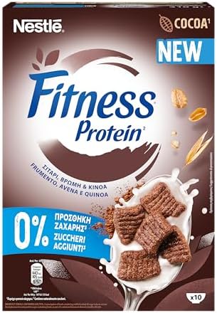 FITNESS Protein Cacao Cereali Integrali con Frumento, Avena e Quinoa 310g