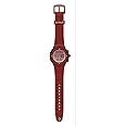 Alfajr Sport Watch with Rubber Strap and case for unisex/Digital WY-16 -Red