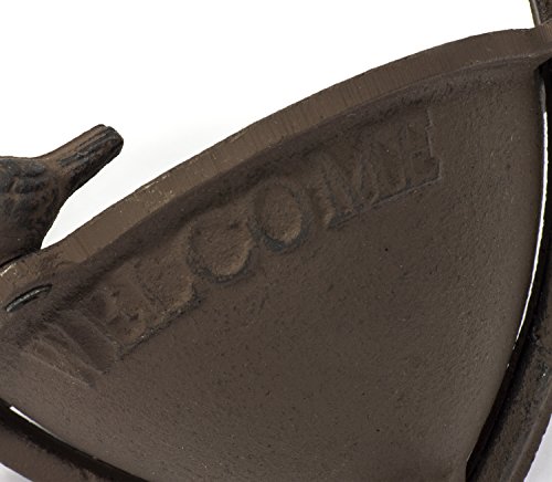 Woodside – Vogeltränke zum Aufhängen im Garten – Herzform aus Gusseisen – Vintage-Design - 5