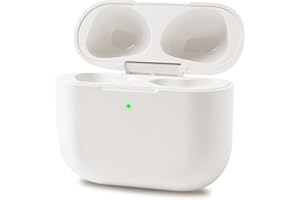 CHILLYFAR Wireless Charging Case Replacement Compatible for AirPods 3rd Generation for AirPods 3 Charger Case Only with Bluetooth Button Pairing Sync Button Without Earbuds