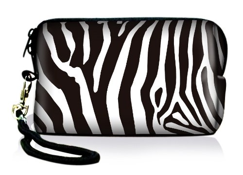 Luxburg® Design Universal Kameratasche Hülle Sleeve Case für kompakte Digitalkamera, Motiv: Zebra Luxburg® Design Universal Kameratasche Hülle Sleeve Case für kompakte Digitalkamera, Motiv: Zebra