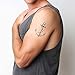 Tattify Vintage Anchor Temporary Tattoo - Submerged (Set of 2)
