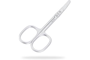 Premax - Forbici Unghie Baby Essential Collection - 3 1/2" cm. 9 - Per Bambini - Acciaio al carbonio rivestito di nichel opaco e cromo - 20240 - Made in Italy