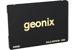 GEONIX 256GB 2.5-Inch SATA III Internal SSD, 6Gb/s Solid State Drive, Up to 570MB/s Read & 500MB/s Write Speed, SSD for PC & Laptop, 5-Year Warranty