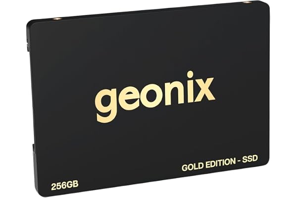 GEONIX SATA 2.5" 256GB Internal Solid State Drive6Gb/s | Fast Performance | Read/Write Speed Upto - 570/500 MB/s | Quad Chann