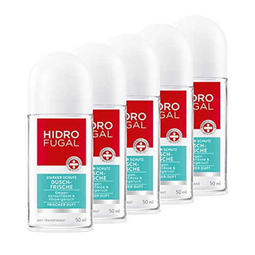 Hidrofugal Anti-Transpirant Dusch-Frische Roll-On, 5er Pack (5 x 50 ml) - 3