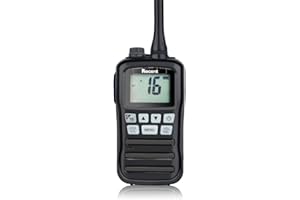 SOCOTRAN RS-25M VHF Marine Radio Waterproof IP-X7 156-162MHz Band Professional Marine Transceiver Walkie Talkie Rechargeable 16 Channel Handheld Two Way Radio with Battery Charger for Boating Fishing