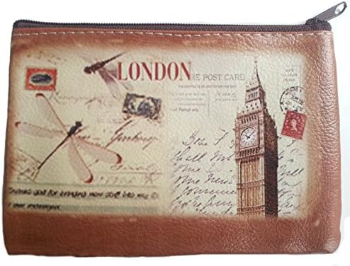 Cosmetic Bag – London Paris with Zip Fastening