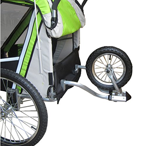 PAPILIOSHOP LEON Remorque à vélo poussette chariot pour 1 ou 2 entants - Leon