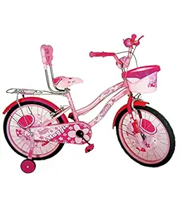 Allwyn Maggie 20T Kids 15, Steel Tubeless Wheels Cycle (Pink)