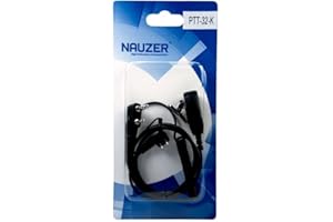 NAUZER PTT-32 / Câble avec Micro PTT Compatible avec Le Casque de Chasse PELTOR SPORTTAC (PTT-32K)