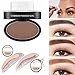 TOPBeauty Beauty Cosmetics Long Lasting Eyebrow Powder Women Eyebrow Stamp Palette Makeup Tool Straight Grey