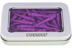 CUESOUL 2BA Puntas de dardo de Punta Blanda, 100 Unidades