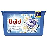 Bold Bio 2-in-1 Pearls Washing Capsules White Lily and Lotus Flower - 3 x 38 Pack (114 Washes) (Personal Care)
