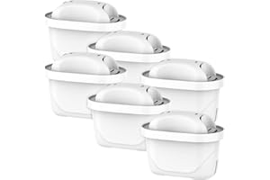GLACIER FRESH Cartucce Filtranti per Acqua, Compatibili con Brita® Maxtra+® Plus, Maxtra Pro® All-in-1, Brita® Mavea® Maxtra+®, Style®, Marella®, Elemaris®, Riduce PFOA/PFOS (6)