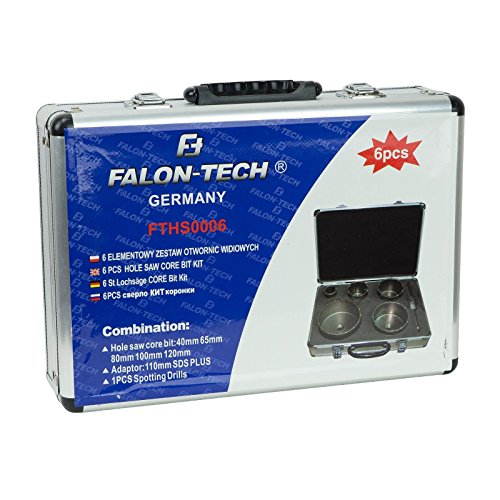 SDS Plus Bohrkrone Dosenbohrer Set 40-120mm Lochbohrer Kernbohrer Beton FTHS0006 - 8